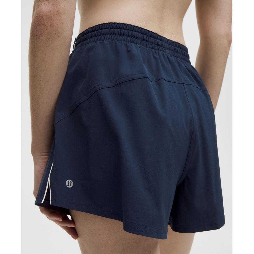 Lullulemon Court Rival High-Rise Shorts 3Inch Clbl Wht