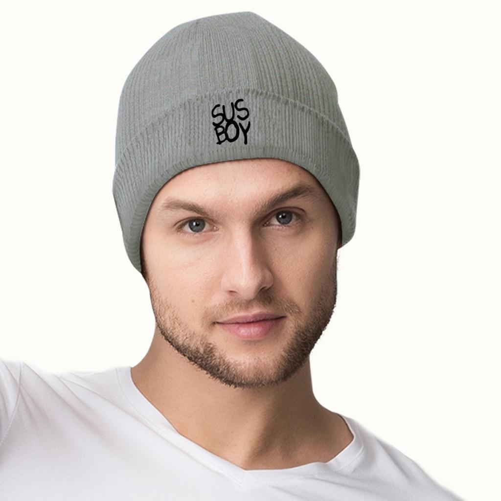 Lil Peep Sus Boy Knitted Caps for Women Unisex Beanies Winter Hat  Hip Hop Melon Cap