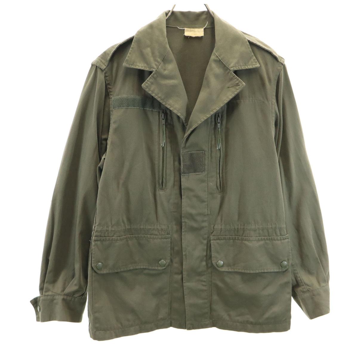 

FRENCH ARMY 80s vintage F-2 Field jacket 38 khaki military Men s Used