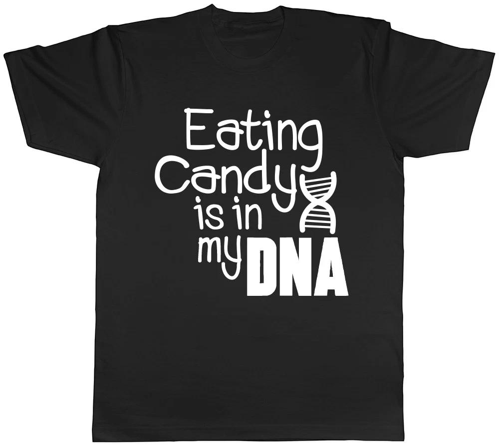 Eating Candy is in my DNA Funny Mens Womens Ladies Halloween T Shirt Tee XL