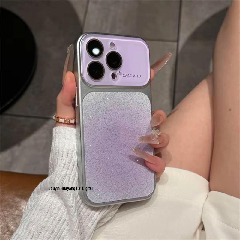 

Gradient Glitter Phone Case for iPhone 14/15/16/17 Pro - Standout Style iPhone 16