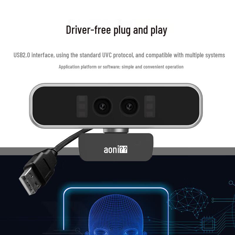 AONI S500JW Facial Recognition Webcam