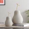figurines Creative Ceramic Apple sculptur Decoration TV cabinet home decor apple ornaments abstract decor statue abstract decor