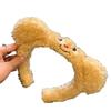Cute Plush Embroidered Bear Headband Female Cartoon Sweet Hair Bundle Amusement Park Photo Wash Face Headband Headband Headgear