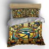 Eye of Horus motif. Bedding sets Duvet cover sets Duvet covers Pillowcases(1 * Duvet Cover 2 * Pillowcases without duvet insert)