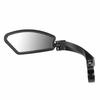 Stainless Steel  Lens Handlebar Rear View Mirror Left Side Bike Folding Rearview  Riding Gear