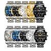 OLEVS 2858 Quartz Watch Men's Deep Waterproof Stainless Steel Strap Calendar Luxury Men's Watch