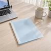 Rotating Clip File Folder 5PCS Side Opening Folder, with Sliding Bar, Lightweight Document Holder Durable PP Gradient Color Report for Office