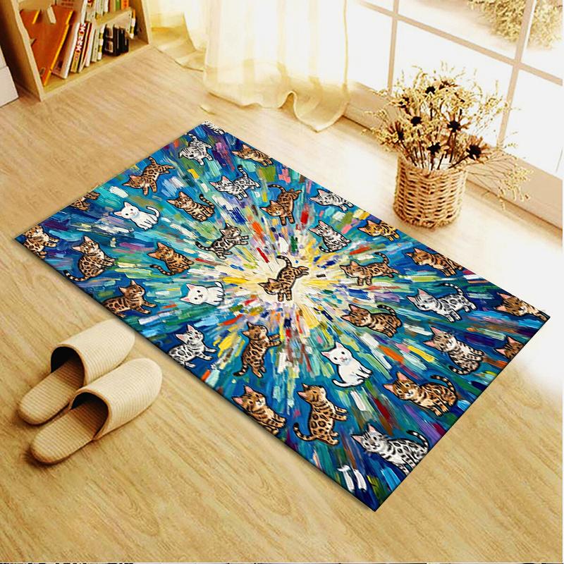 2025 New Cute animals Carpet Rug for Living Room Bedroom Home Sofa Decoration,Kids play Non-slip Floor Mat