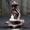 Ceramic Incense Burner Fountain Hand Shape Reflux Incense Burn Tray  Home Decoration