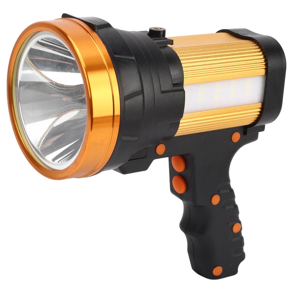 Handheld Spotlight Professional Hight Brightness LED Rechargeable Flashlight for Outdoor Camping Home