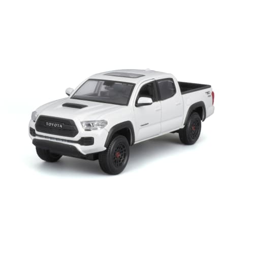 Maisto 1/27 Scale Toyota 2023 Tacoma TRD TRO White / Diecast Model Car, Finished Product, 32909 WT
