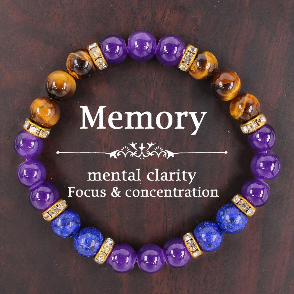 Браслет из натурального камня 8 мм, фиолетовый браслет из лазурита, браслет из натурального камня тигровый глаз с бусинами