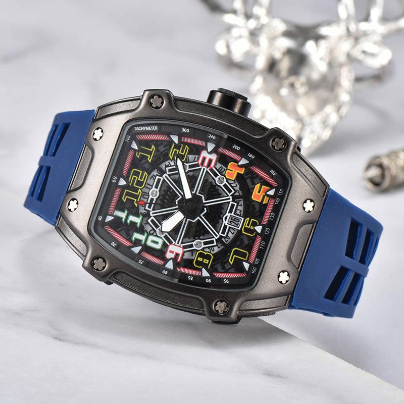 Cross-border Foreign Trade Men's Watch Men's Luminous Quartz Watch Personalized Internet Celebrity J Wine Barrel Fashion Watch
