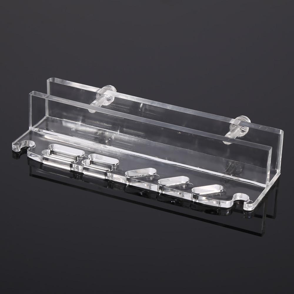 Multicompartments Design Aquarium Tool Holder Acrylic Scraper Spatula Storage Rack Tool Storage