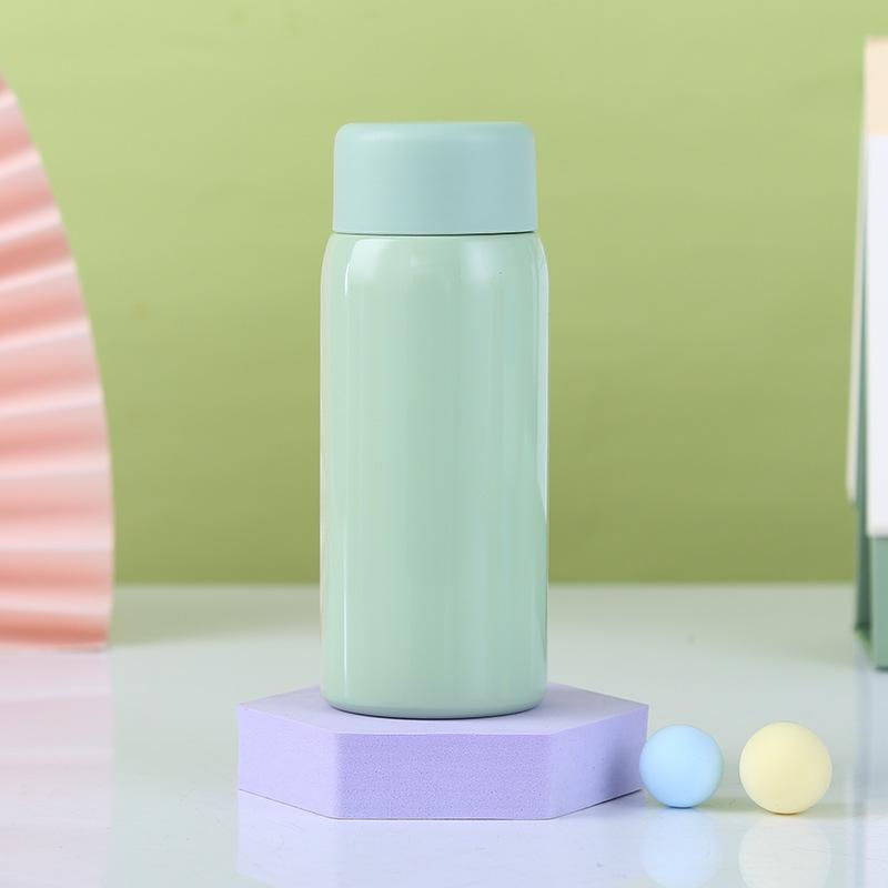 150ml Stylish Portable Stainless Steel Mini Thermos Cup for Women Creative Cute Travel Water Bottle Fashion Pocket Insulated Mug