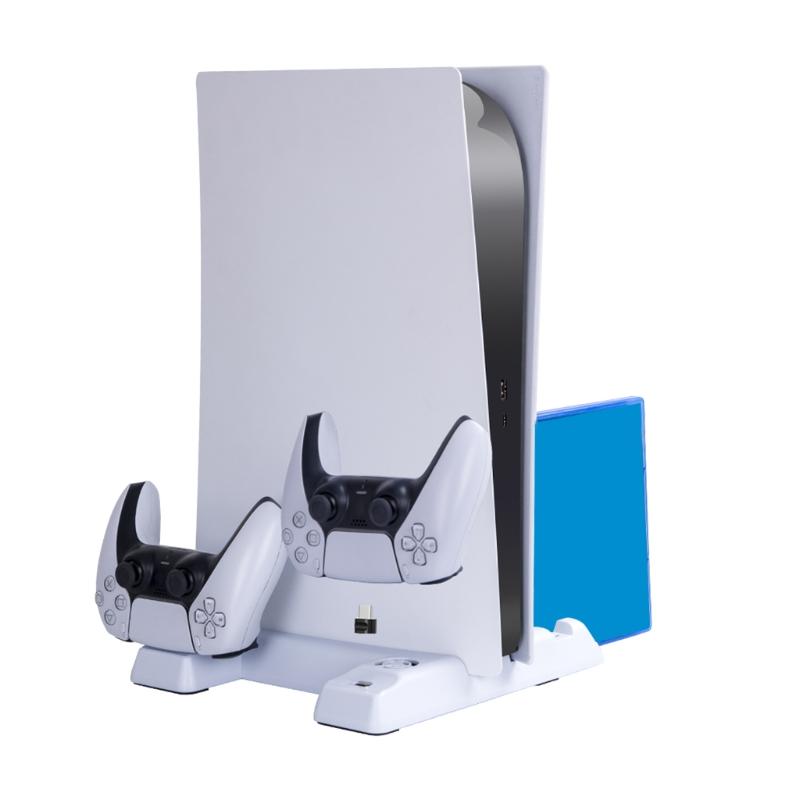 Kühlstation Ladestation für Konsole, Ständer Lüfter Spielspeicherplätze