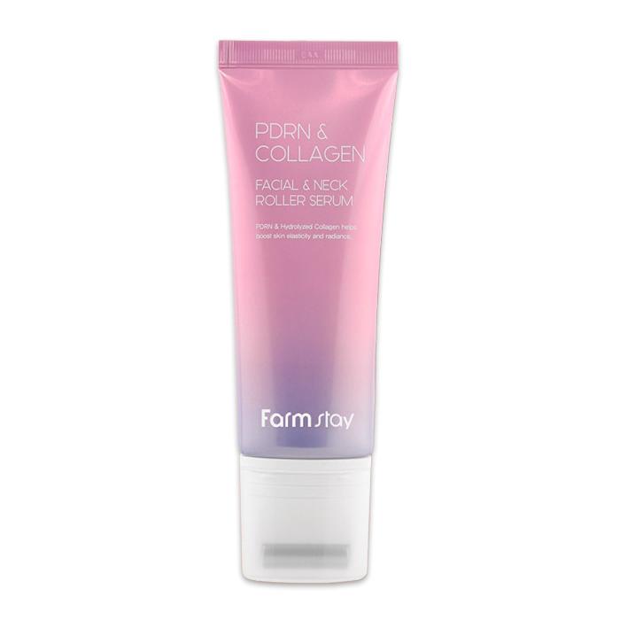 farm stay pdrn & collagen facial & neck roller serum 100ml (3 options) # 100ml x 1pcs