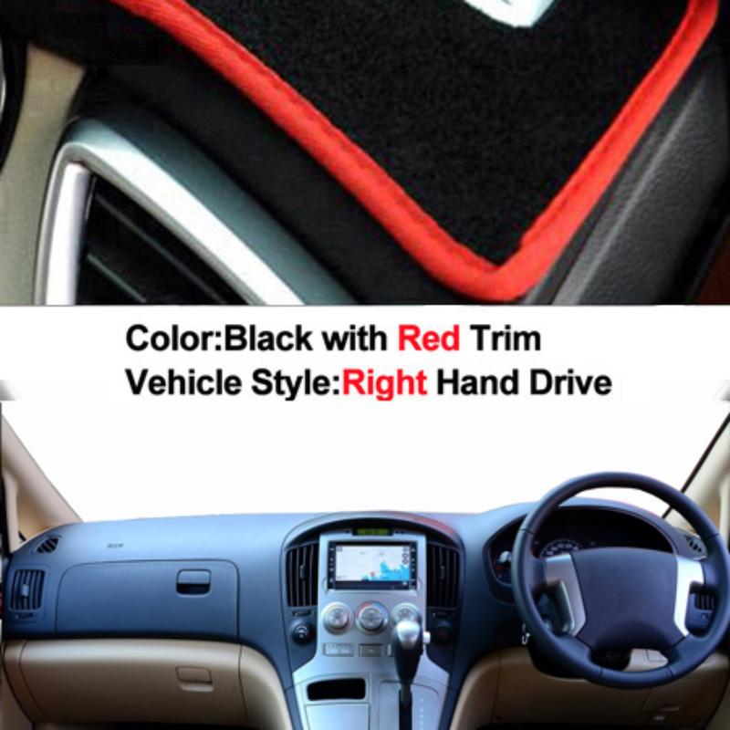 Auto Dashboard Abdeckung Dashmat Cape Für H1 H300 i800 iLoad iMAX Grand Starex 2008 - 2018 2019 Auto Innere Dashmat pad Teppich