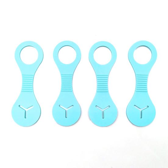 Garbage Bag Clip Easy To Use Portable Soft Anti-Skid Fine Workmanship Hold Silicone Pet Waste Bag Clip Pet Supplies