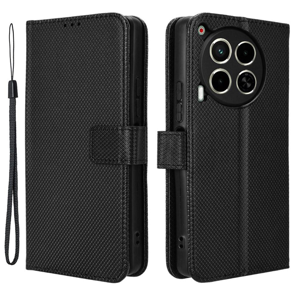 For TECNO Camon 30 4G CL6/Camon 30 5G CL7 Case PU Leather Diamond Texture Phone Wallet Cover