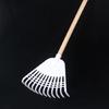 Unique Design Leaf Rake with 12 Tooth Plastic Grass Rake Flower Planting Rake