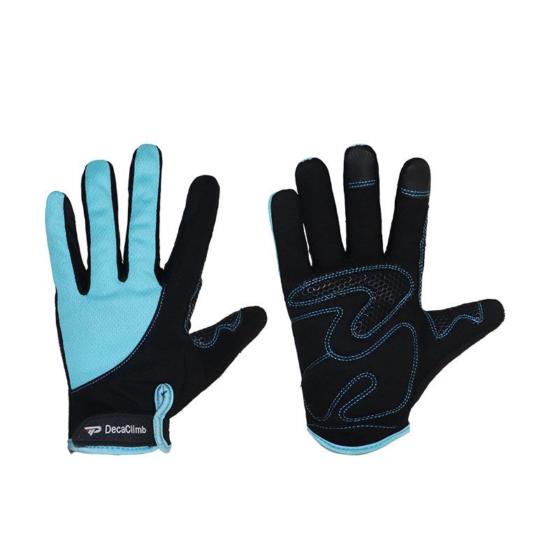 

Long Finger Non-slip Wear-resistant Touchscreen Cycling Gloves HW-ST-206 L небо синє кольору