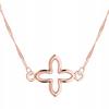 Gold Plated Necklace With Religious Cross Cross Religion Silver 925