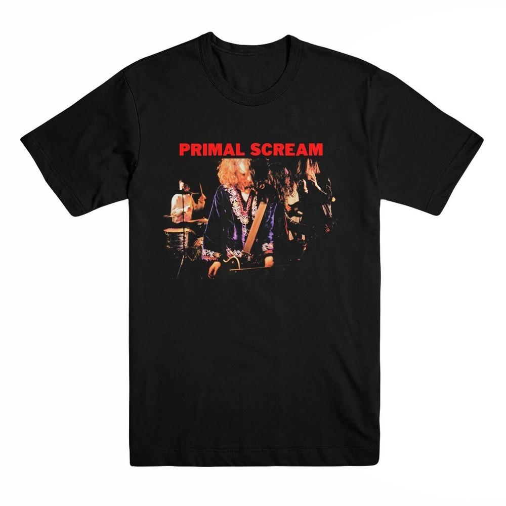 PRIMAL SCREAM Band Live In Concert Cotton Black All Size Shirt DO793 Unisex T-Shirt XXXXL