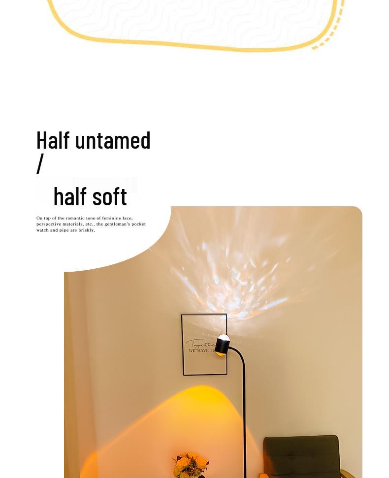 Popular Ripple Sunset Projection Lamp for Ambient Decor In Living Rooms & Bedrooms