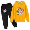 Kids Autumn Winter Clothes Hoodie Cartoon Long Sleeves Sportswear Coat+Pants 2P Boy Girl Toddler 3-12Yrs Leisure Top Fashion Set