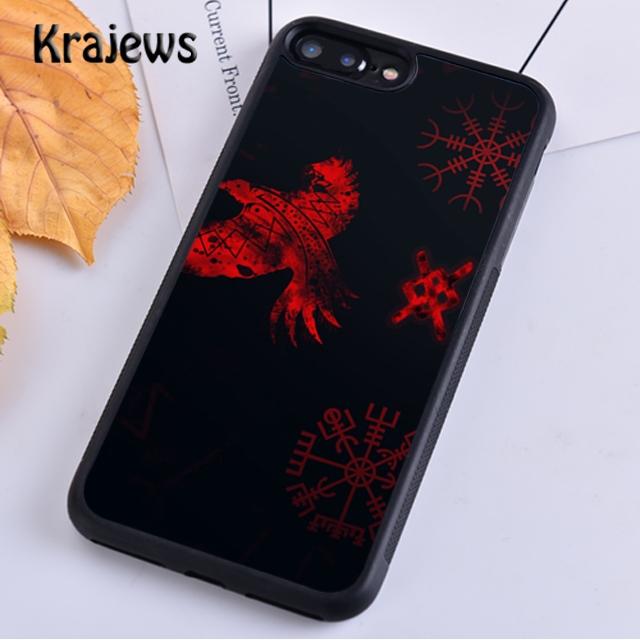 Krajews Viking Vegvisir Odin Nordic Telefon Fall Abdeckung Für iPhone 14 5 SE 6s 7 8 plus XR XS 11 12 13 pro max Samsung S21 S22ultra