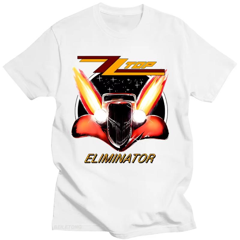 

ZZ Top Eliminator 1983 Tour T-Shirt ZZ Top Rock Men s Vintage Classic Tees Summer Women/Men Cotton Breathable Tshirt Streetwe... S разноцветный