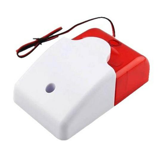 Sygnalizator Dźwiękowo-Świetlny Klakson 12V/24V/220V - Głośnik Antykradzieżowy