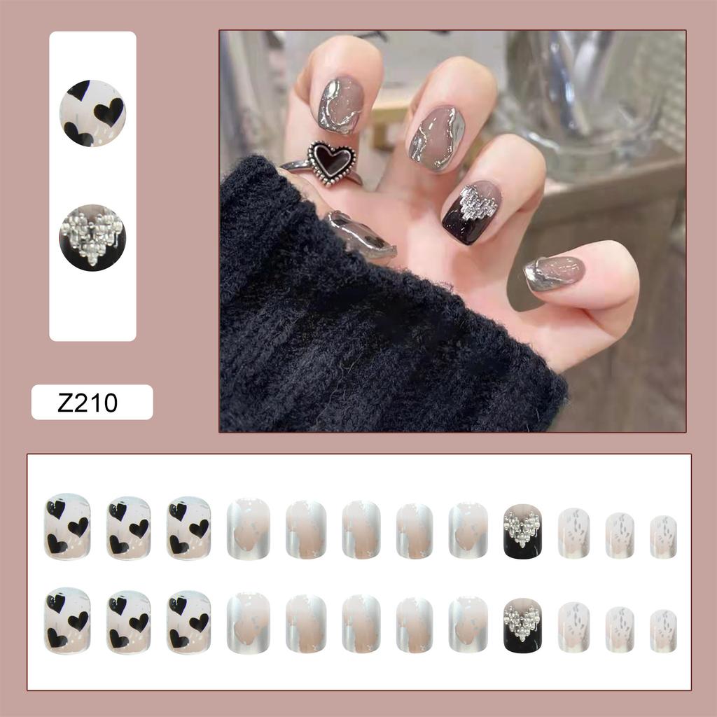 Tragbarer Nagelpflasterbohrer Tragbarer Nagel Beliebter Nagelkunstaufkleber Fertiger künstlicher Nagel Ultradünner Nagel