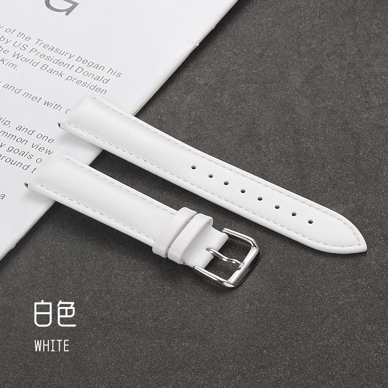 Leather Watch Strap for DW for Seiko Men Women Watchband 12 13 14 15 16 17 18 19 20 21 22 23 24mm Soft Sport Universal Wristband