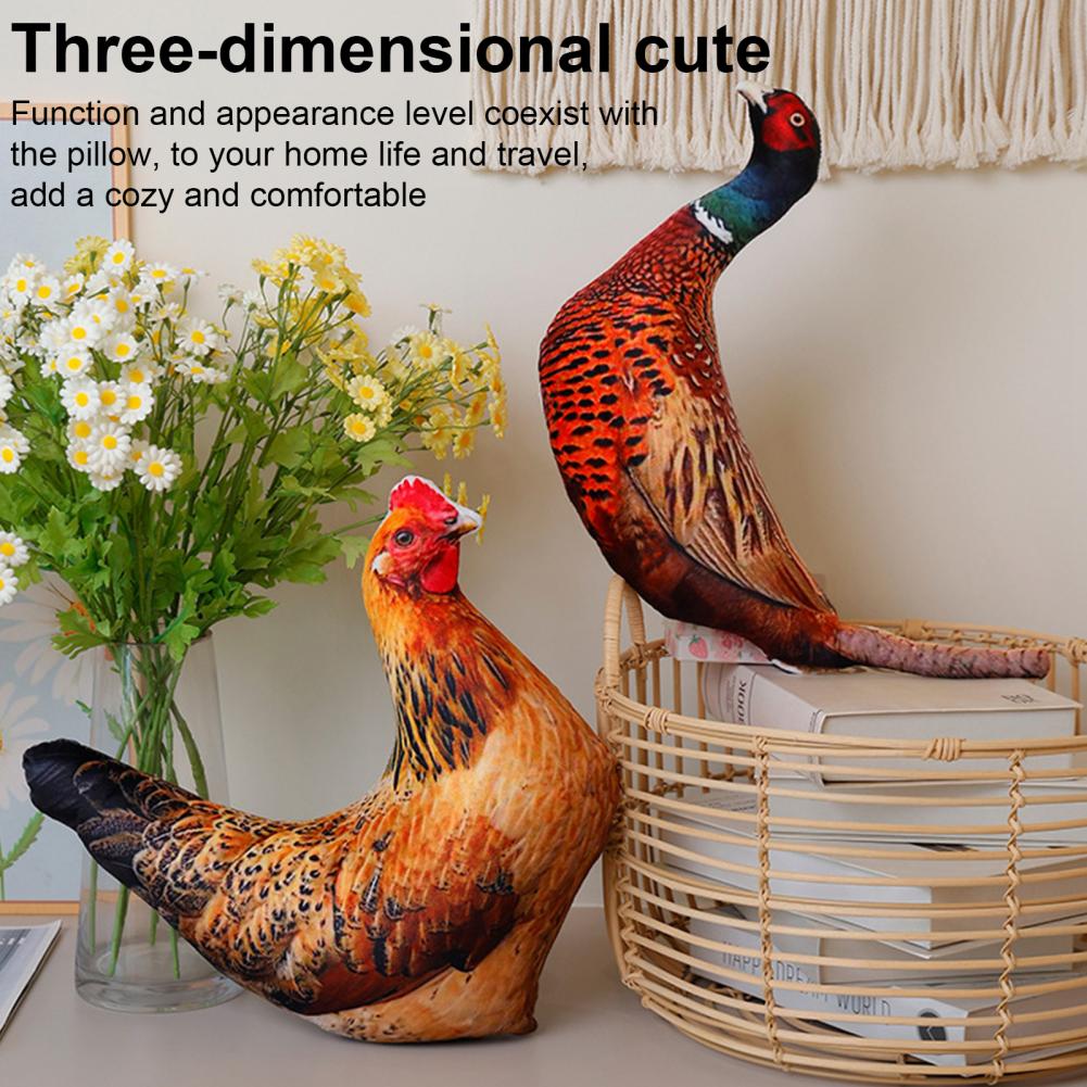 Plüsch Realistisches Tauben Plüschtier Weiches Kuschelkissen Realistische Ente Gans Huhn Geschenke Für Kinder Wohnkultur Akzente Kuscheltier