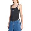 adidas Originals Seitenkordelzug Schlanke Passform Doppellagiges Tanktop Damen Oberteile KW4524
