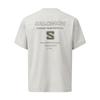 New SALOMON UNI T Shirt Unisex Warm Gray C28086