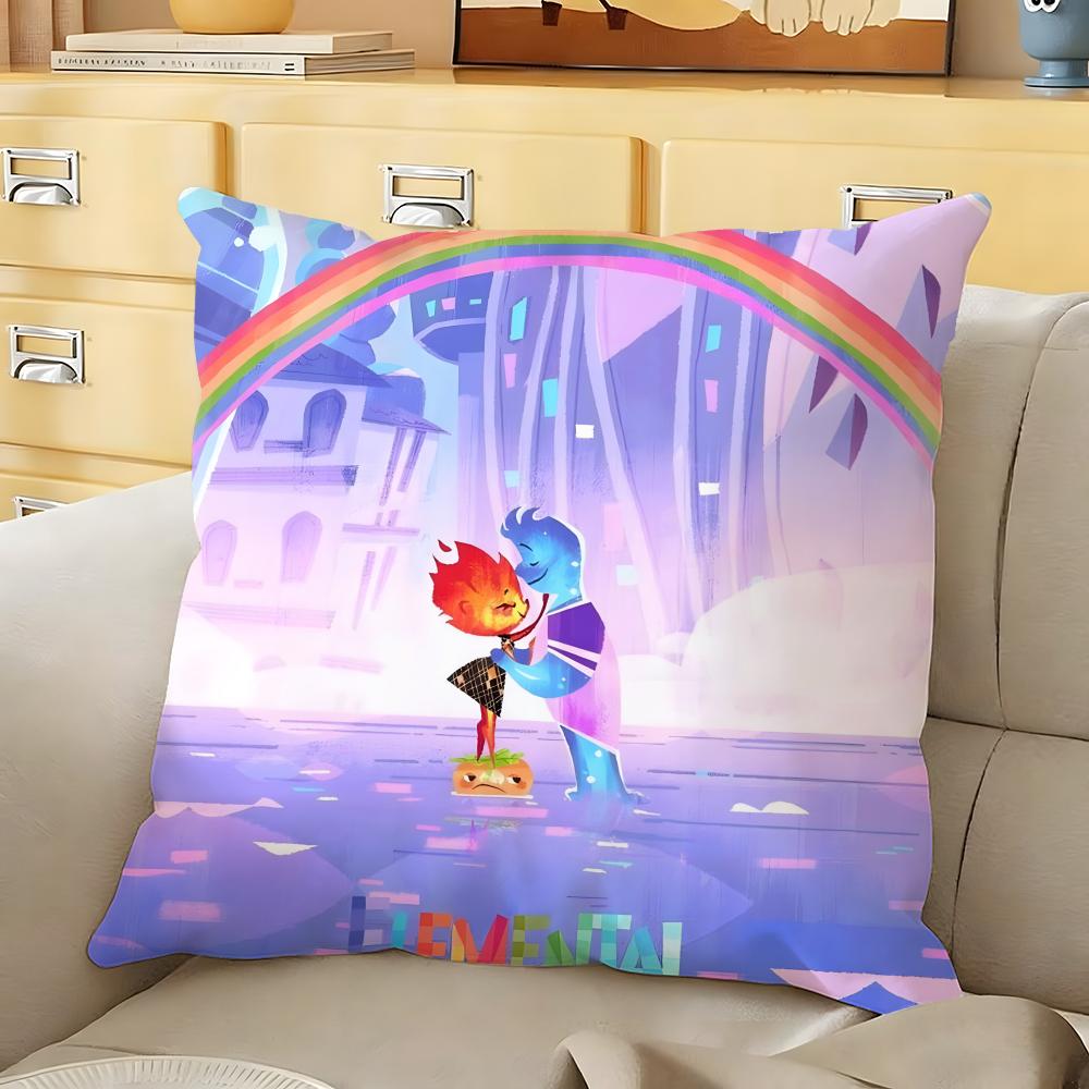 

Anime EElemental Cushion Cover Soft Durable Reversible Pillow Cover Home Car MultiScene Daily Comfort Pillowcase 30X30cm