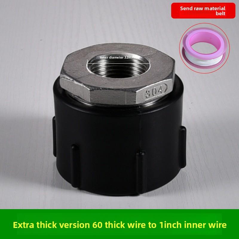 IBC Tank Tap Adapter S60X6 Coarse Thread Garden Quick Connect Faucet Alloy Tank Tap 1/2'' 3/4'' 1000 Liter Ibc Tank ValveFitting