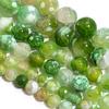 1 Strang Natürliche Achate Steinperlen Anhänger Bunt Rund Lose Perlen Edelsteinperle DIY Armband Ohrringe Schmuckzubehör 6/8/10mm