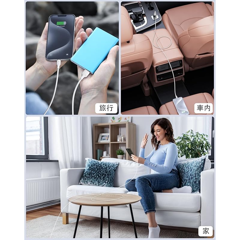 Cablu USB tip C VOLTME 60W/3A compatibil QuickCharge3.0 A la Prevenirea deconectarii transfer de date tip c iPhone 15, MacBook Compatibil cu