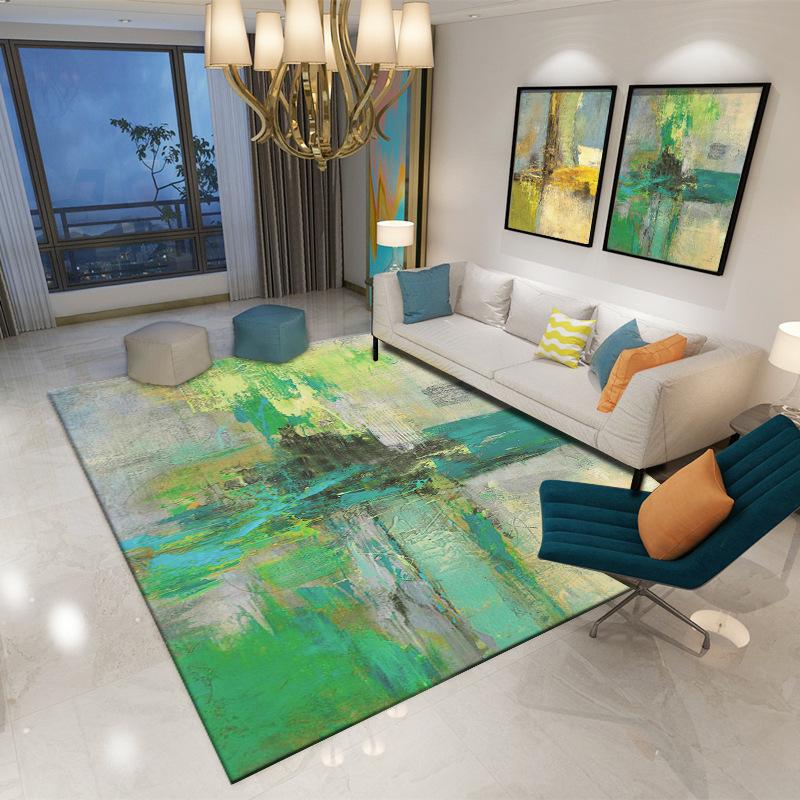 Severský obývací pokoj Koberec Jednoduchý moderní Ložnice Koberec na podlaze Mat