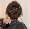 Elegant Women's Hair Accessories: Twist Hairpin, Claw Clip, Lazy Clip, Duckbill Clip for Stylish Buns and Hairstyles
