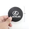 2 Stück Leder-Getränkeuntersetzer Geräuschdämpfend Wasserbecher-Pad Polster für Lexus LS LC RZ IS350 ES300 GS350 CT200h GX460 LX570 RX500h NX300 UX260