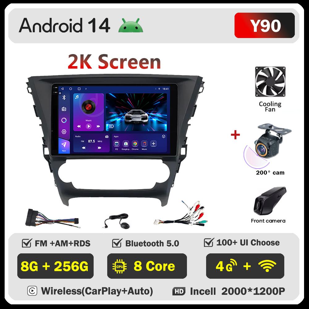 For Toyota Avensis 2018-2020 Car Radio Player Car Carplay Screen Autoradio Mirror Link Car Intelligent Systems Touch Screen RDS