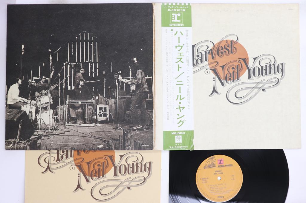 LP Record NEIL YOUNG - Harvest P10121R REPRISE 1976 Japan Obi Rock Used
