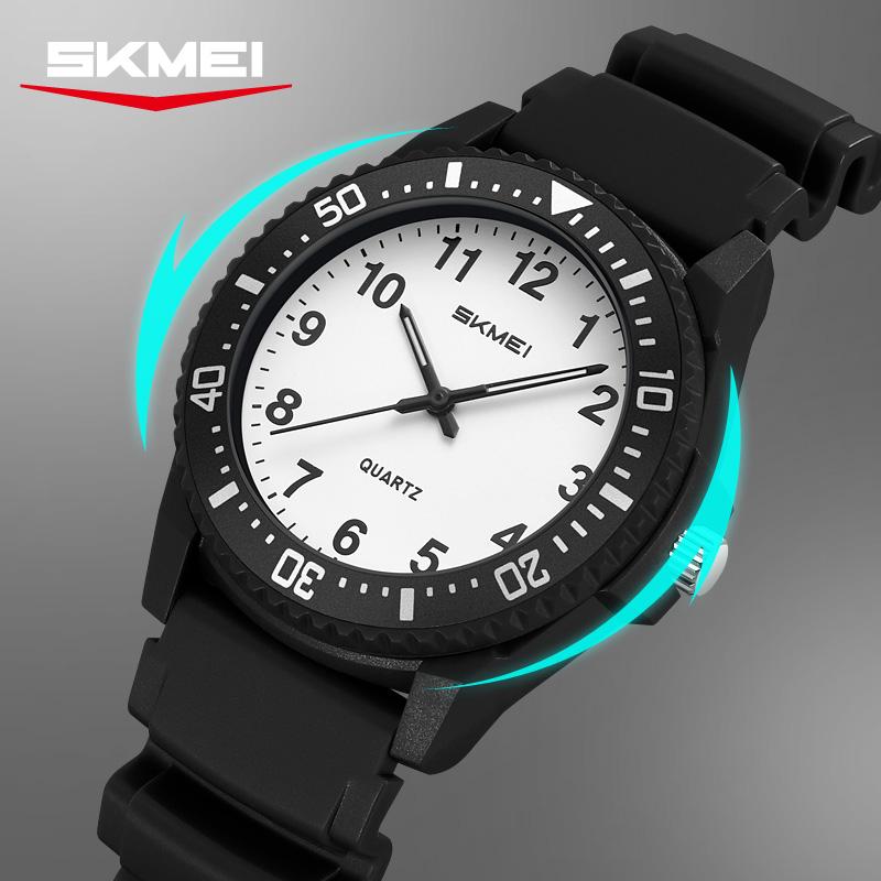 Skmei 2622 Unique Trending Mens Quartz Watch PU Band Waterproof In Stock Simple Reloj Watch