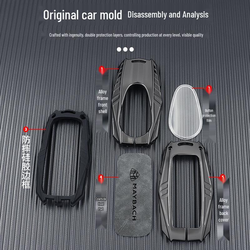 2025 Mercedes-Maybach GLS480/GLS600 Toc Cheie Carcasă Protectoare Cataramă pentru Bărbați și Femei